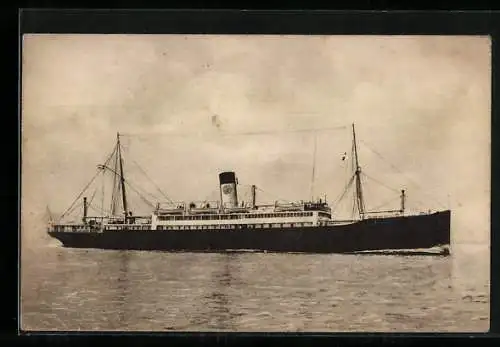 AK Passagierschiff SS Suecia auf hoher See, Swedish Lloyd