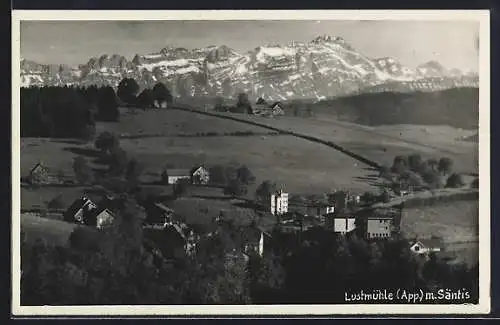 AK Lustmühle /App., Ansicht mit Säntis