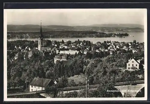 AK Emmishofen, Ortsansicht aus der Vogelschau