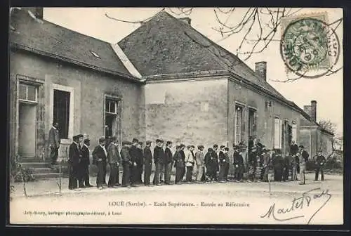 AK Loué /Sarthe, Ecole Supérieure, entrée au Réfectoire