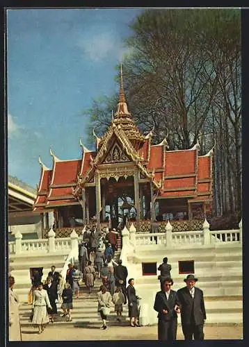 AK Brüssel, Weltausstellung 1958, Pavillon von Thailand