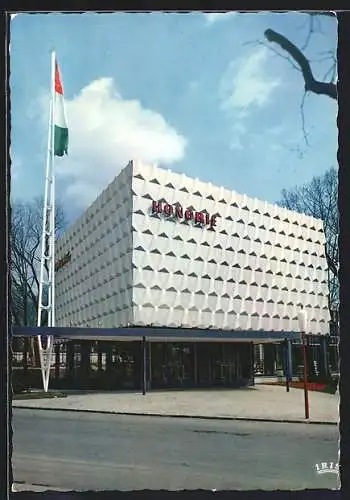 AK Bruxelles, Exposition Universelle et Internationale 1958, Hongrie, Facade Principale