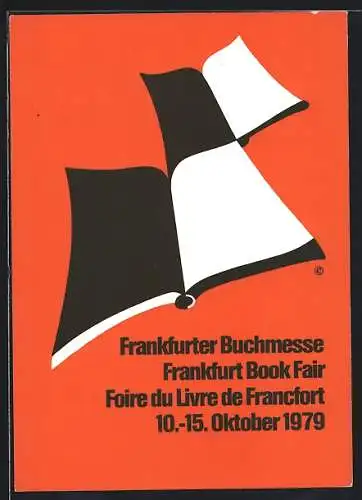 Künstler-AK Frnkfurt a/M, Buchmesse 1963