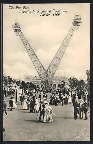 AK London, Japan-British Exhibition 1910, Flip-Flap