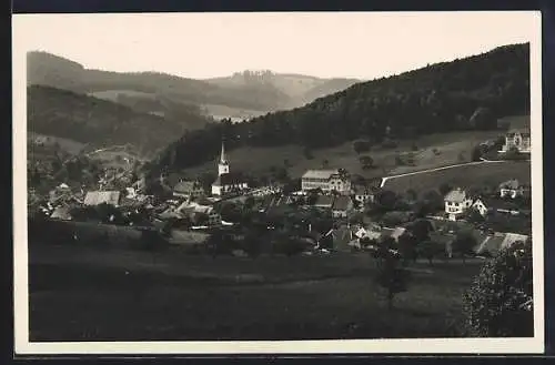 AK Langenbruck, Gesamtansicht von Norden aus