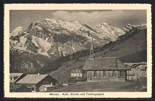 AK Mürren, Kath. Kirche und Tschingelgrat