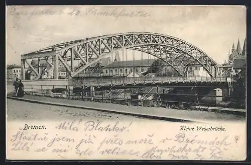 AK Bremen, Die Kleine Weserbrücke