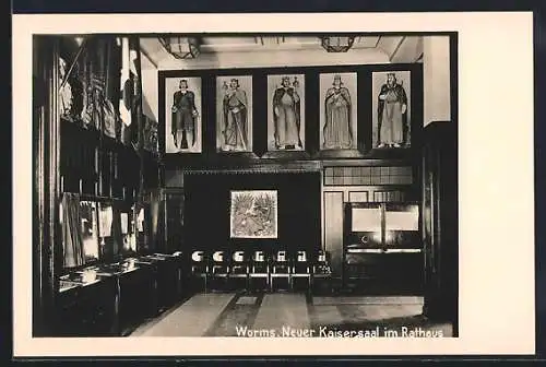 AK Worms, Neuer Kaisersaal im Rathaus