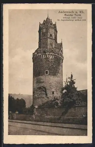 AK Andernach, Jugendherberge Runder Turm