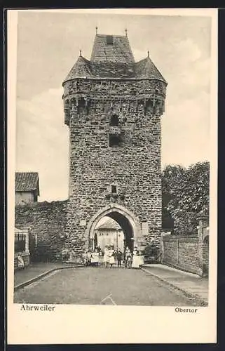 AK Ahrweiler, Blick durch das Obertor