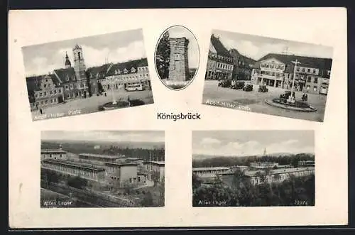 AK Königsbrück, Platz & Altes Lager