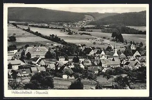 AK Wald-Michelbach, Ansicht aus der Vogelperspektive