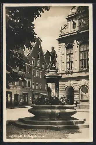 AK Ingolstadt, Partie am Ludwigsbrunnen