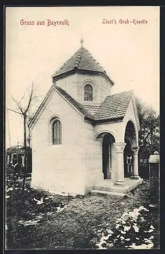 AK Bayreuth, Liszts Grab-Kapelle