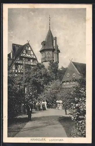 AK Hannover, Listerturm, Ortspartie