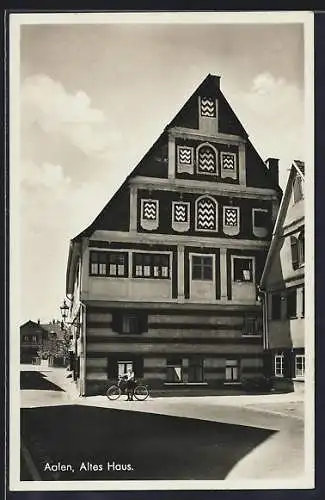 AK Aalen, Altes Haus in der Kreuzstrasse