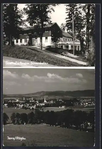 AK Isny /Allgäu, Gasthof und Pension Ochsenkeller, Gesamtansicht