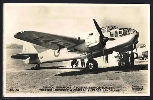 AK Bristol Beaufort Reconnaissance Bomber, Flugzeug vor dem Start