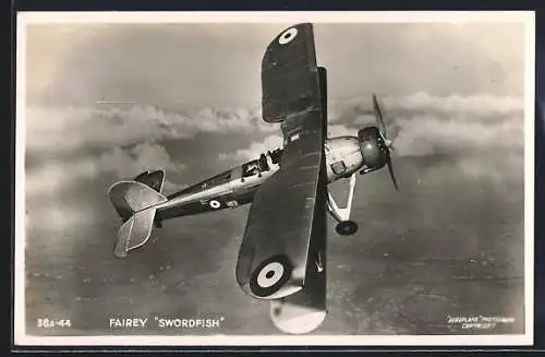 AK Fairey Swordfish in flight