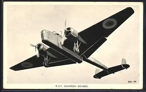 AK R.A.F. Hampden Bomber, Kampfflugzeug