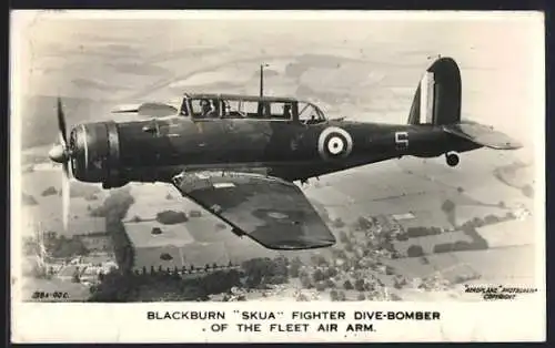 AK Blackburn Skua Fighter Dive-Bomber of the Fleet Air Arm