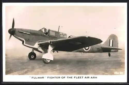 AK Fighter of the Fleet Air Arm. Fulmar