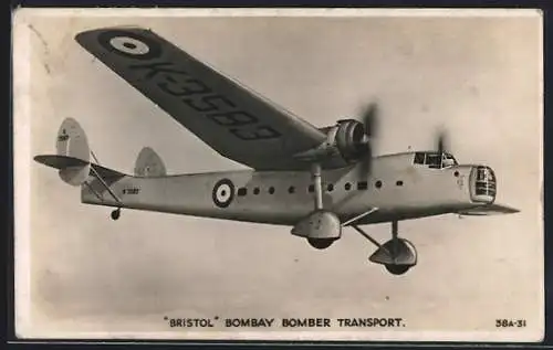 AK Flugzeug Bristol Bombay Bomber Transport