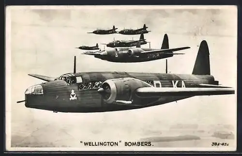 AK Formation of English Wellington Bombers