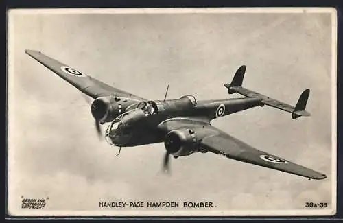 AK Bomber der Royal Air Force vom Typ Handley-Page Hampden