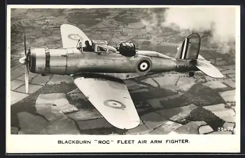 AK Flugzeug Blackburn Roc Fleet Air Arm Fighter