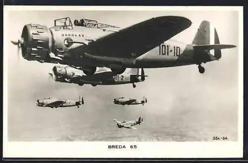 AK Breda 65, Kampfstaffel der italienischen Luftwaffe