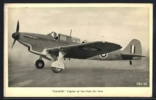 AK British Aircraft Fulmar, Fighter of the Fleet Air Arm