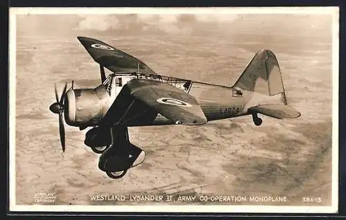 AK Westland Lysander II, Army Co-Operation Monoplane