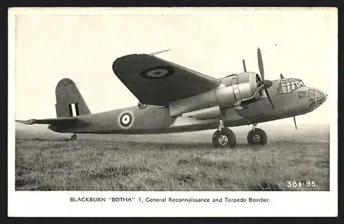 AK Blackburn Botha 1, RAF-Kampfflugzeug