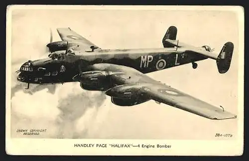 AK Flugzeug Handley Page Halifax, 4 Engine Bomber