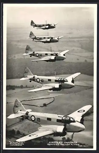 AK Group of Airspeed Oxfords Advanced Trainer Planes