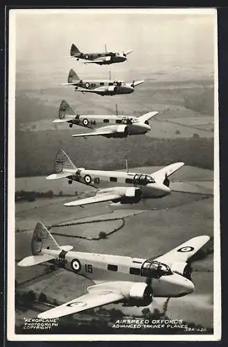 AK Group of Airspeed Oxford Trainer Planes