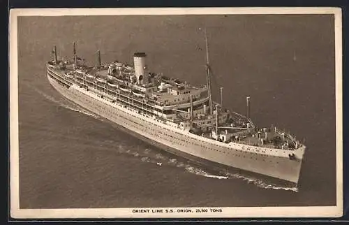 AK Passagierschiff SS Orion, Orient Liner