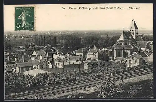 AK Vaux, Vue prise de Triel