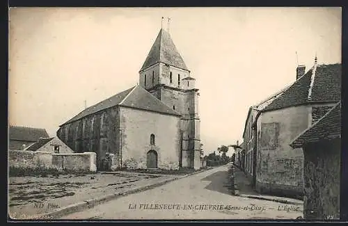 AK La Villeneuve-en-Chevrie, L`Église