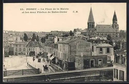 AK Poissy, La Place de la Mairie