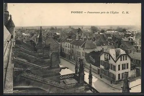 AK Poissy, Panorama pris de l`Église