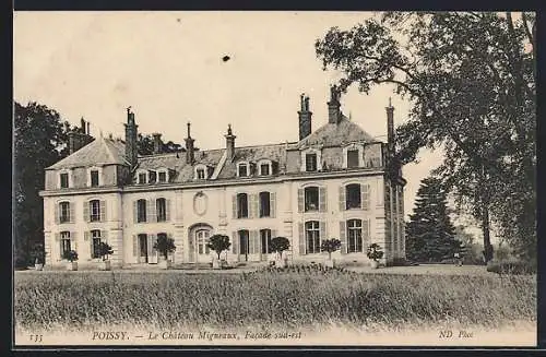 AK Poissy, Le Château Migneaux, Facade sud-est