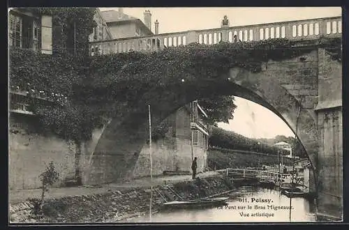 AK Poissy, Le Pont sur le Bras Migneaux