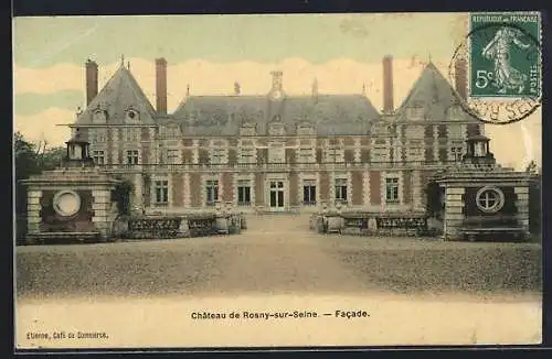 AK Rosny-sur-Seine, Chateau, Facade