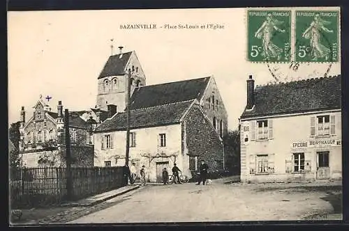 AK Bazainville, Place St-Louis et l`Eglise