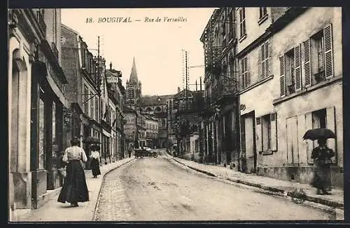 AK Bougival, Rue de Versailles