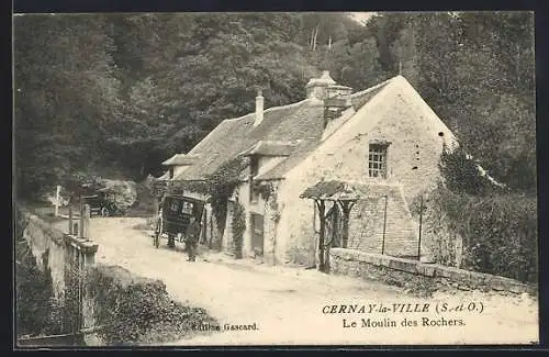 AK Cernay-la-Ville, Le Moulin des Rochers