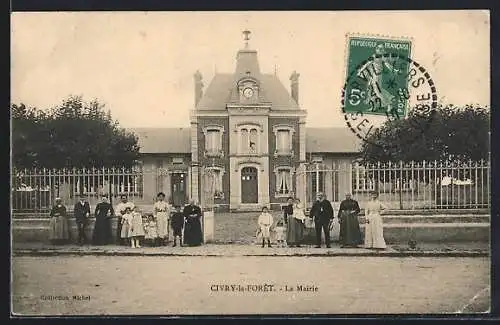 AK Civry-la-Foret, La Mairie