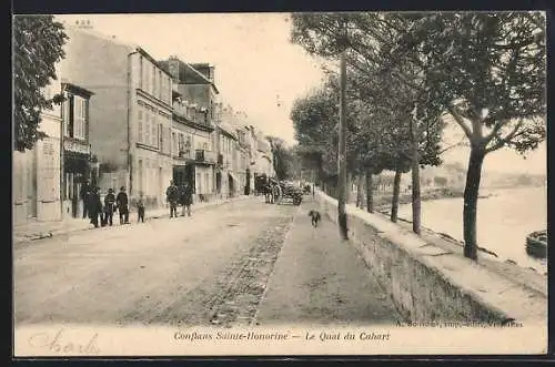 AK Conflans-Sainte-Honorine, Le Quai du Cahart